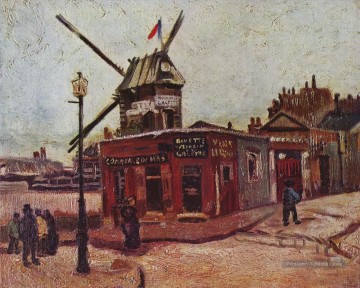  Moulin Tableaux - Le Moulin de la Galette Vincent van Gogh